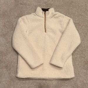 Cozy Cream Sherpa Pullover Sweater